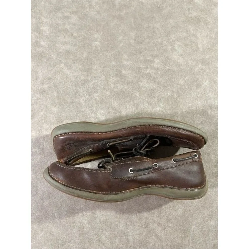 Timberland Mens Smart Comfort Zoned Chassis Boat Shoes Genuine Leather Brown 11M